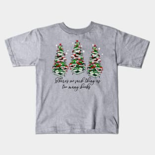 Christmas Book Trees, Book Quote, Librarian, Book Lovers, Love Reading Kids T-Shirt